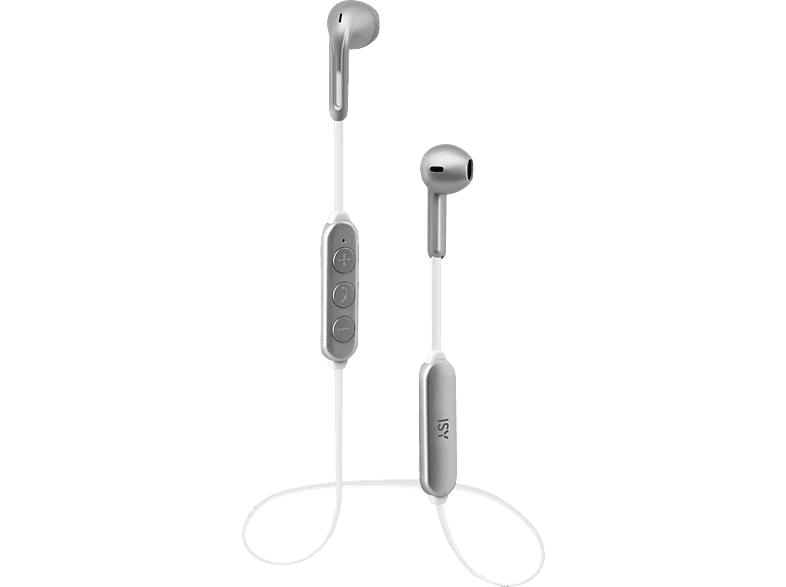 ISY IBH-3700, In-ear Kopfhörer Silber von ISY