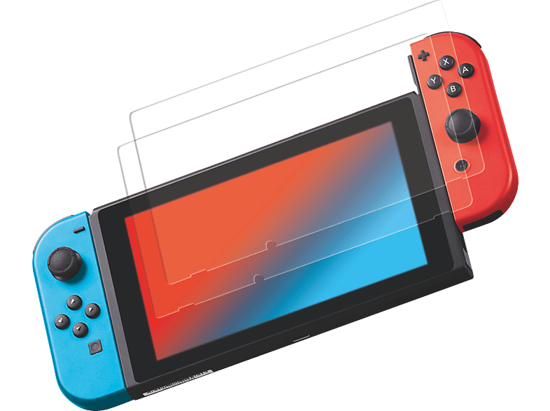 ISY IC-5004 2-Pack Schutzglas für Nintendo Switch TM , Transparent von ISY
