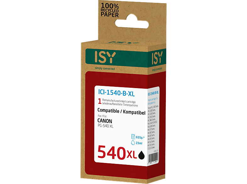 ISY ICI-1540-B-XL Tintenpatrone Schwarz ISY ICI-1540-B-XL Tintenpatrone Schwarz von ISY