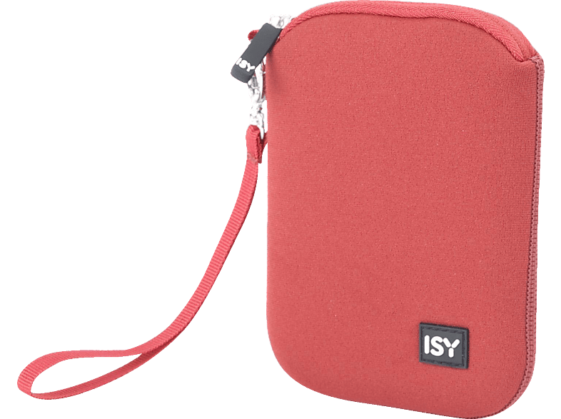 ISY IDB-1500 Sleeve für externe 2.5 Zoll Festplatten Hülle Rot von ISY
