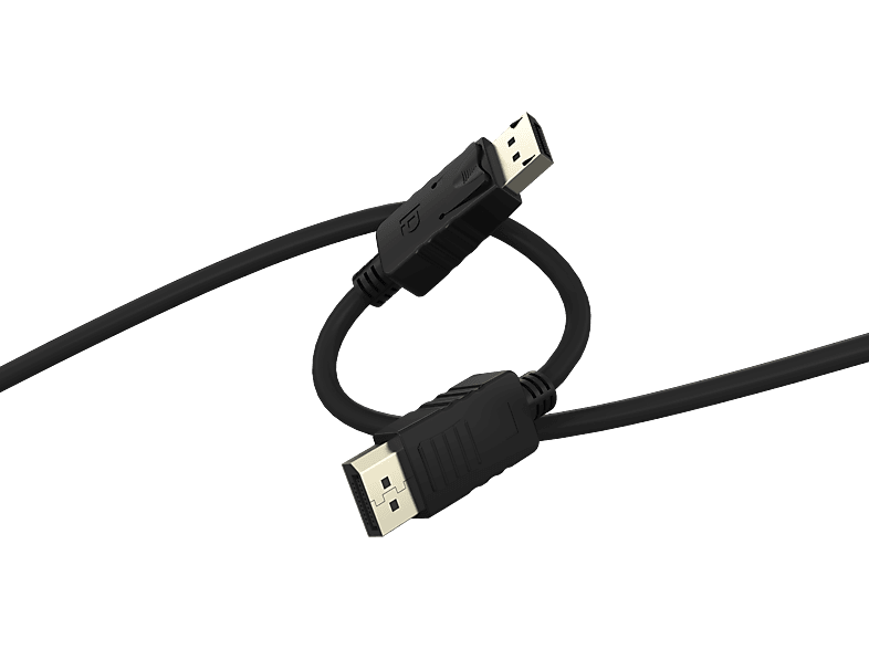 ISY IDP-1015 DisplayPort-Kabel, Schwarz von ISY