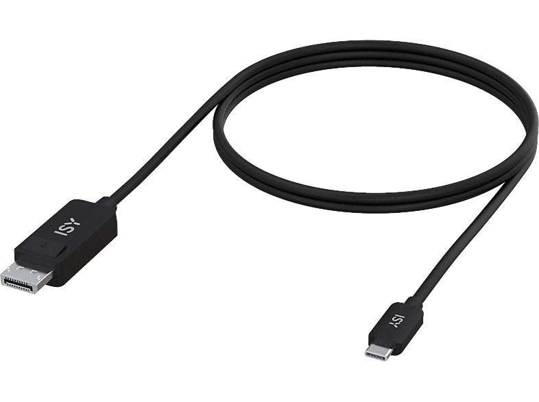 ISY IDP 4015 1.5M USB-C Display Port Kabel, Schwarz von ISY