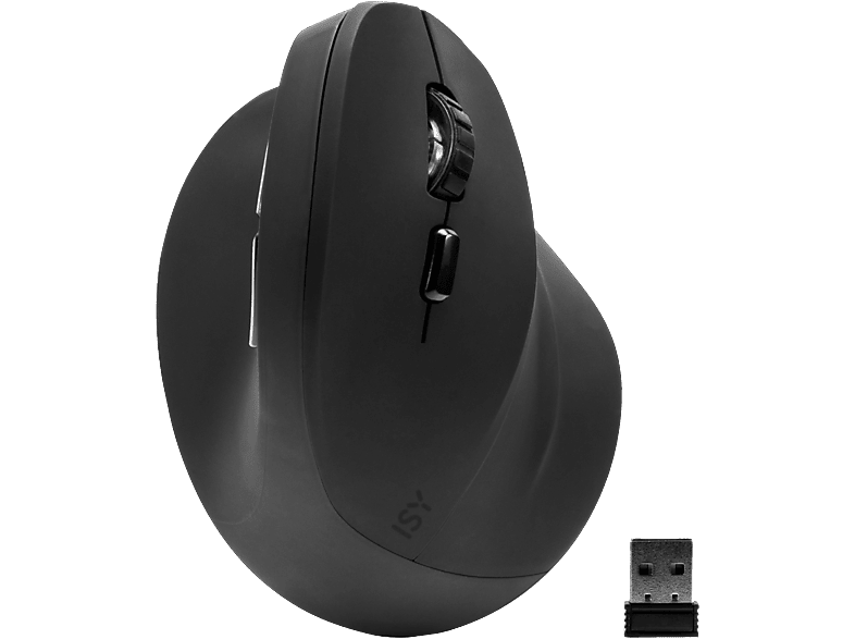 ISY IEM-1000-1 ergonomische Maus, Schwarz ISY IEM-1000-1 ergonomische Maus, Schwarz von ISY