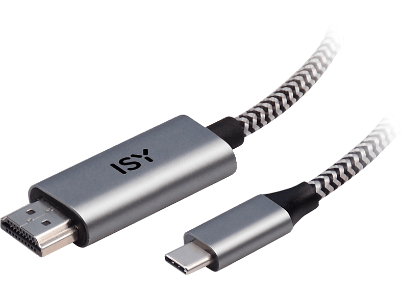 ISY IHD-9000 USB Kabel, Silber von ISY