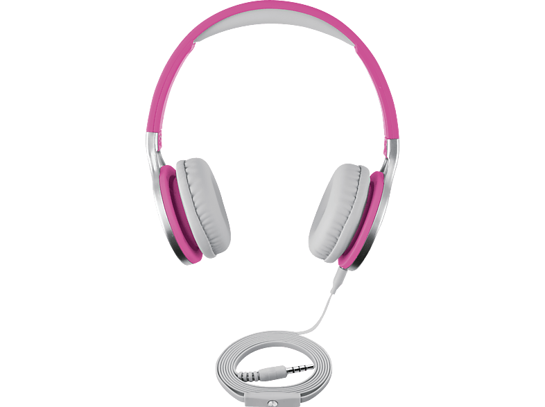 ISY IHP-1600-PI, On-ear Kopfhörer Pink von ISY