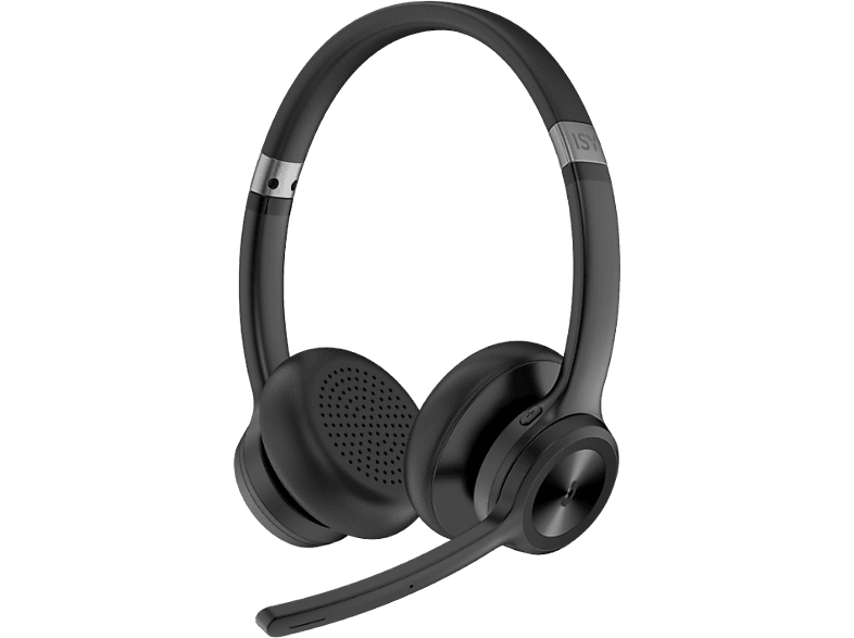 ISY IHS-8100, Over-ear Wireless Bluetooth Office Headset Schwarz von ISY