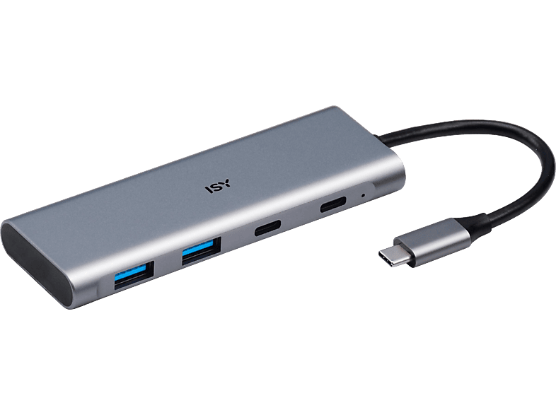 ISY IHU-5200, USB-C Adapter, Silber von ISY
