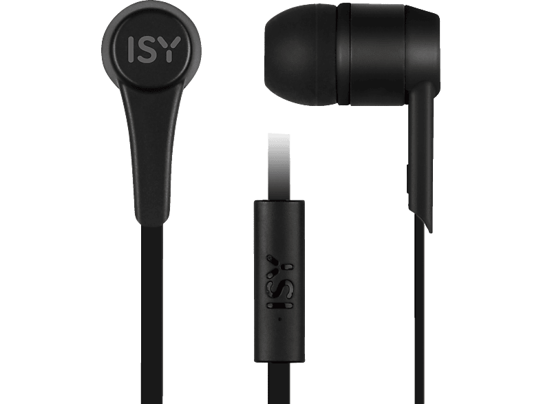 ISY IIE-1101-BK, In-ear Kopfhörer Schwarz von ISY