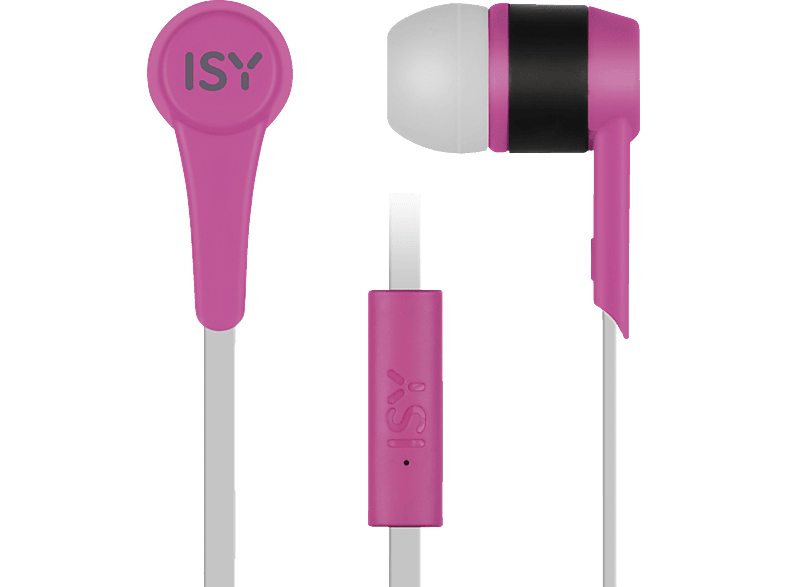 ISY IIE-1101-PI, In-ear Kopfhörer Pink von ISY