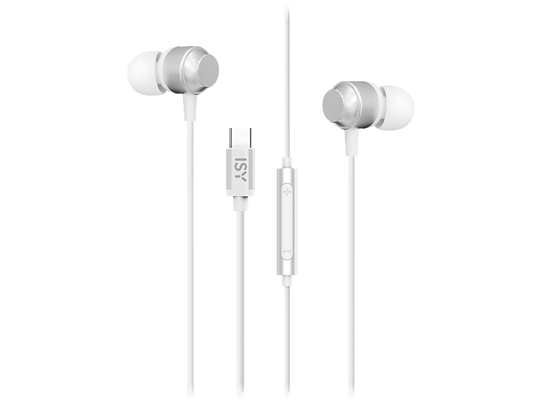 ISY IIE 1102-WT Kabelgebundenes , In-ear Kopfhörer Weiß von ISY