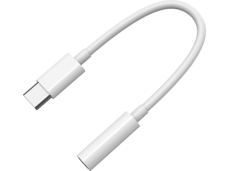 ISY IKA-1000 USB C auf 3.5 mm Audiobuchse Adapter Weiß von ISY
