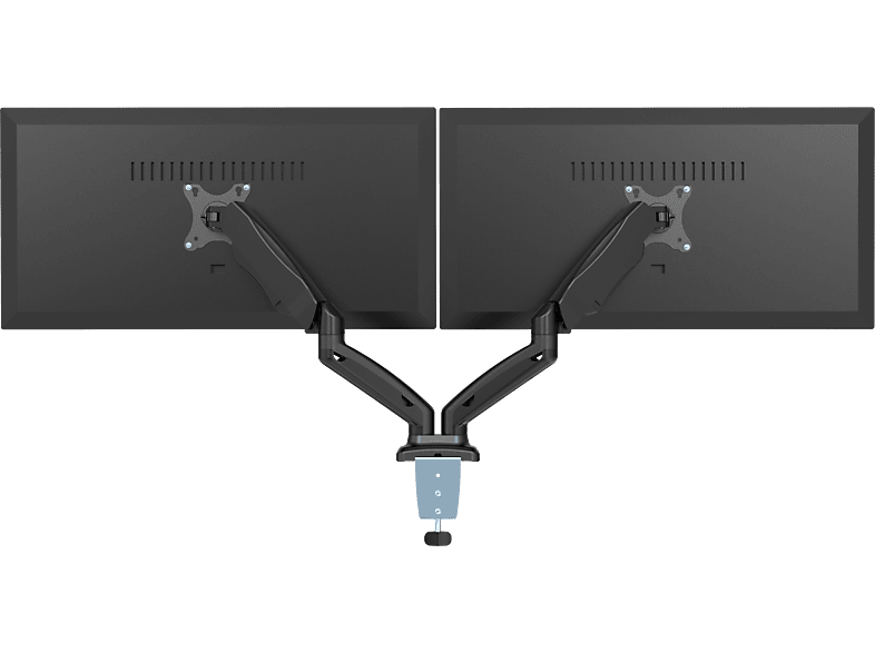 ISY IMA-2100 Dual Monitorhalterung, Schwarz von ISY