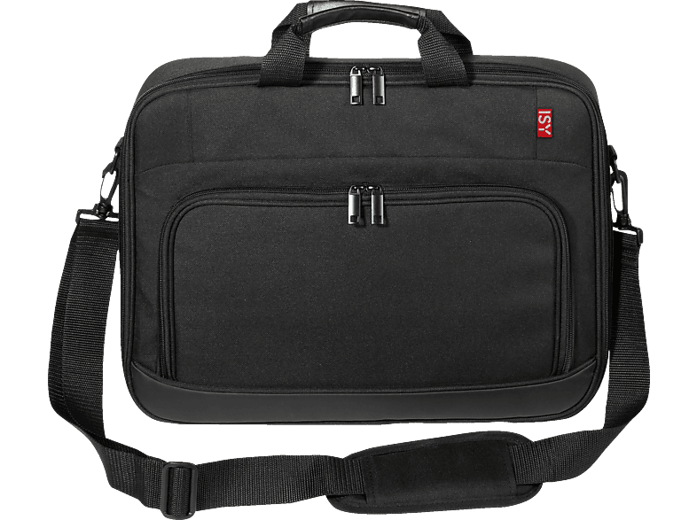 ISY INB-2002-2 Notebooktasche Umhängetasche für Universal Polyester, Schwarz von ISY