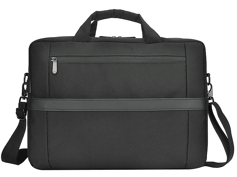 ISY INB-3156 Notebooktasche Umhängetasche für Universal RPET, Schwarz von ISY