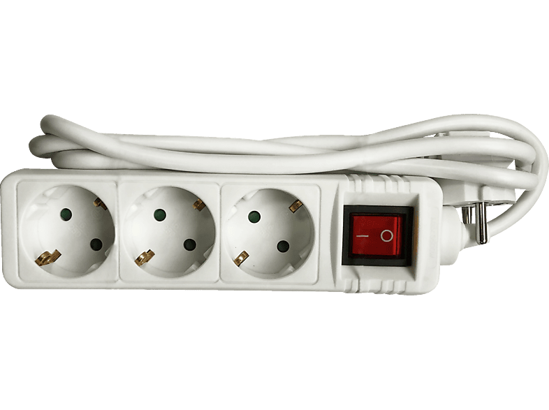 ISY IPS-3000, Weiß, Steckdosenleiste, 1,4 m von ISY