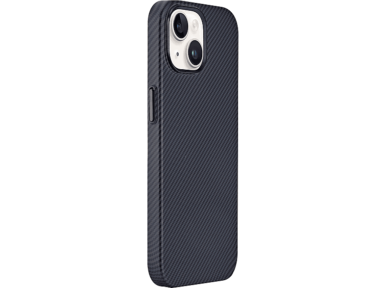 ISY ISC-3733, Backcover, Apple, iPhone 15, Schwarz Carbon von ISY