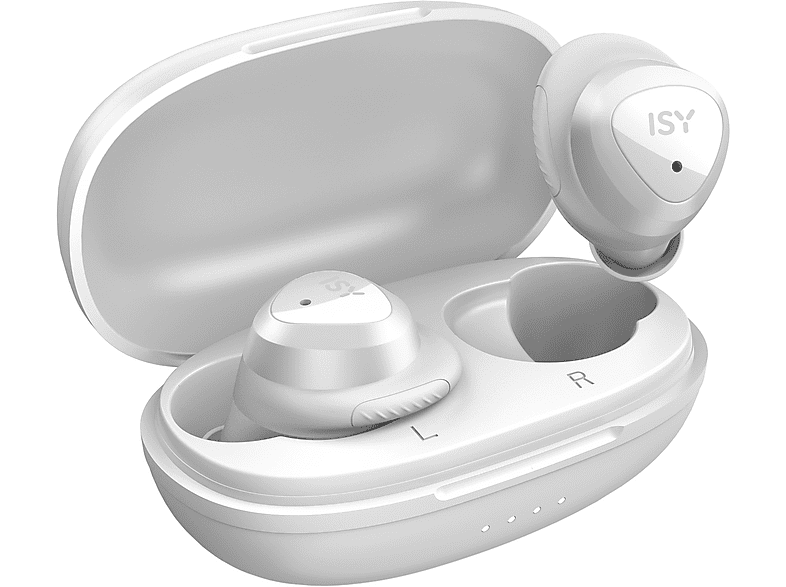 ISY ITW-9000-WT, In-ear Kopfhörer Bluetooth Weiß von ISY