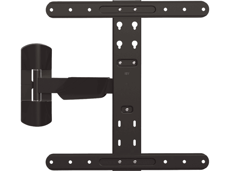 ISY IWB-6100 Wandhalterung, max. 65 Zoll, Schwenkbar, Neigbar, Schwarz von ISY