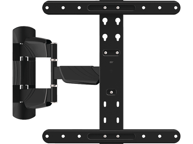 ISY IWB-6200 Wandhalterung, max. 65 Zoll, Schwenkbar, Neigbar, Schwarz von ISY