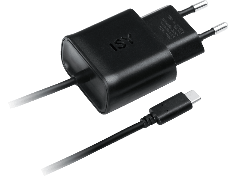 ISY IWC-7000 USB Typ-C Reiseladegerät Universal, 5 Volt 3 A / 15 Watt, Schwarz ISY IWC-7000 USB Typ-C Reiseladegerät Universal, 5 Volt 3 A / 15 Watt, Schwarz von ISY