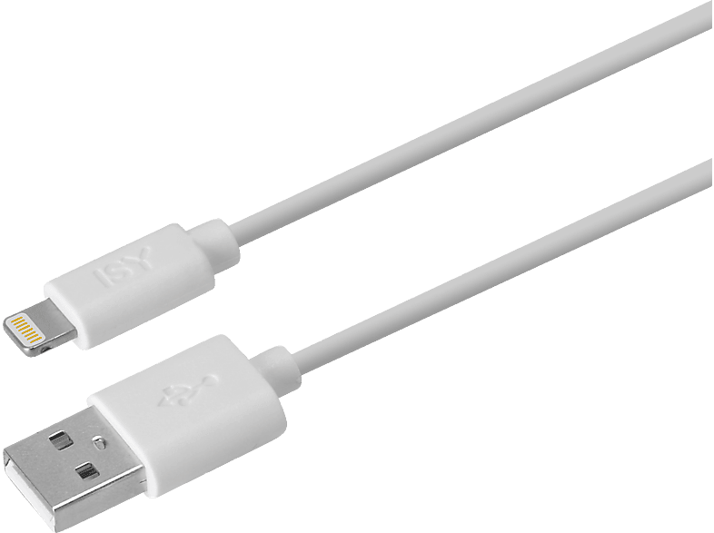 ISY Lightning , Ladekabel, 2 m, Weiß von ISY