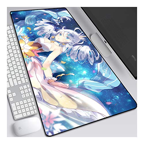 ITBT Mauspad Collapse School Gaming Mauspad, 800 x 300 mm, 3mm Vernähte Kanten, rutschfest Anime Mousepad, mit Einer speziellen Oberfläche verbessert Geschwindigkeit und Präzision, D von ITBT