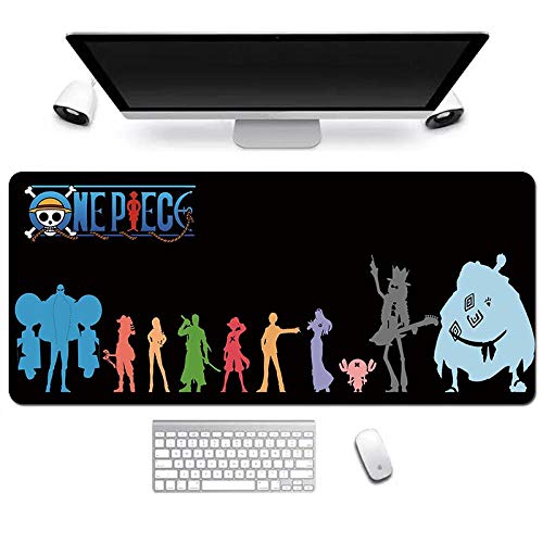 ITBT Mauspad One Piece XXL Gaming Mauspad, 900x400mm Anime Mousepad, Höchstmaß an Präzision, extra stark vernähter Rand, gummierte Unterseite, Desktop Computer, F von ITBT