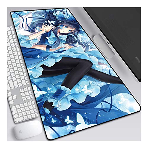 ITBT Mauspad Oriental Project 800x300mm Anime Mauspad,Extended XXL Large Professional Gaming Mausmatte mit 3mm Dicker Gummibasis, für Computer PC, I. von ITBT