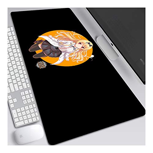 ITBT Mouse Pad Anime Girl XL Gaming Mauspad, 700x300mm Anime Mousepad, Höchstmaß an Präzision, extra stark vernähter Rand, gummierte Unterseite, Desktop Computer,B von ITBT