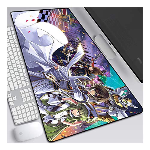 ITBT Mouse Pad Bastard Anime Mauspad Gemütlich Mousepad 700x300mm Mikrofaser Verbessert Geschwindigkeit und Präzision, rutschfest Gummierte Unterseite Waschbar Verschleißfest,Für Desktop PC,F von ITBT