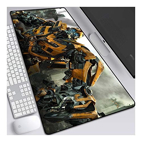 ITBT Mouse Pad Deformed Autobot XL Gaming Mauspad, 700x300mm Anime Mousepad, Höchstmaß an Präzision, extra stark vernähter Rand, gummierte Unterseite, Desktop Computer,D von ITBT