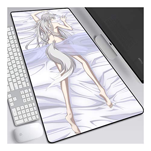 ITBT Mouse Pad Kamisama Love Gaming Mauspad, 700 x 300 mm, 3mm Vernähte Kanten, rutschfest Anime Mousepad, mit Einer speziellen Oberfläche verbessert Geschwindigkeit und Präzision,B von ITBT