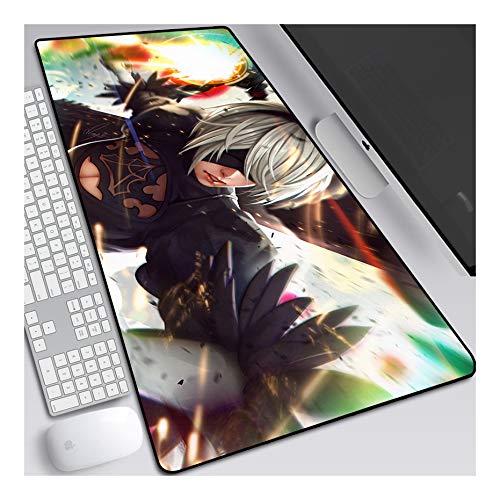 ITBT Mouse Pad Neil Machine Age Gaming Mauspad, 700 x 300 mm, 3mm Vernähte Kanten, rutschfest Anime Mousepad, mit Einer speziellen Oberfläche verbessert Geschwindigkeit und Präzision,E von ITBT