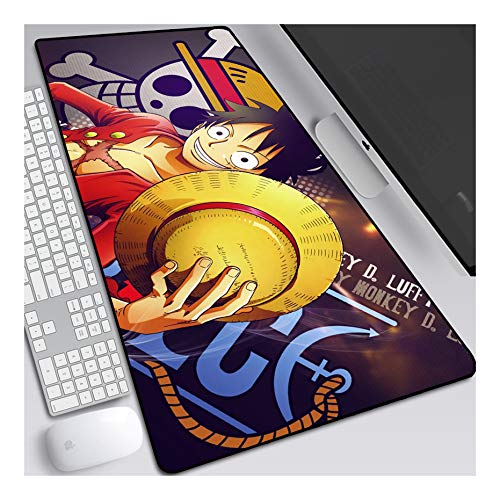 ITBT Mouse Pad One Piece XL Gaming Mauspad, 700x300mm Anime Mousepad, Höchstmaß an Präzision, extra stark vernähter Rand, gummierte Unterseite, Desktop Computer,C von ITBT