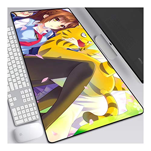 ITBT Mouse Pad Pet Girl of Sakurasou Anime Mauspad Gemütlich Mousepad 700x300mm Mikrofaser Verbessert Geschwindigkeit und Präzision, rutschfest Gummierte Unterseite Waschbar Verschleißfest,Für PC,B von ITBT