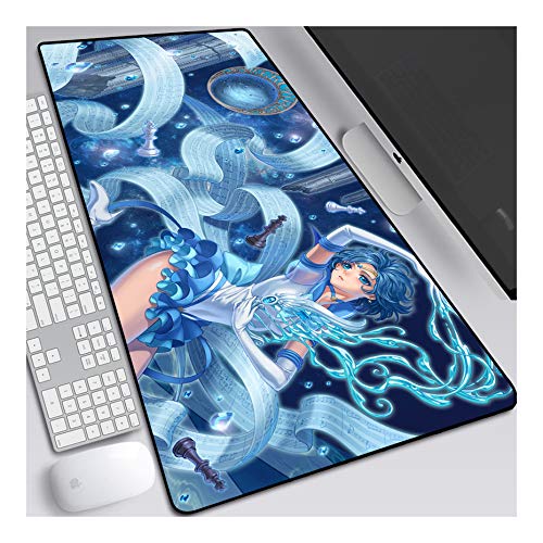 ITBT Mouse Pad Sailor Moon XL Gaming Mauspad, 700x300mm Anime Mousepad, Höchstmaß an Präzision, extra stark vernähter Rand, gummierte Unterseite, Desktop Computer,C von ITBT