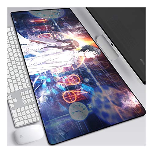 ITBT Mouse Pad Steins Gate XL Gaming Mauspad, 700x300mm Anime Mousepad, Höchstmaß an Präzision, extra stark vernähter Rand, gummierte Unterseite, Desktop Computer,B ITBT Mouse Pad Steins Gate XL Gaming Mauspad, 700x300mm Anime Mousepad, Höchstmaß an Präzision, extra stark vernähter Rand, gummierte Unterseite, Desktop Computer,B von ITBT