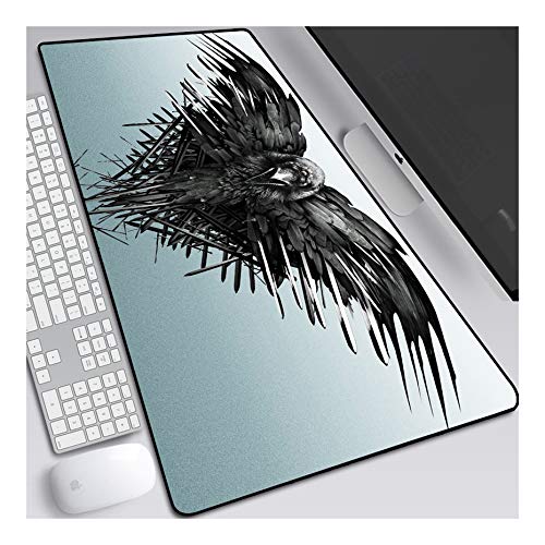 Mauspad Game of Thrones 800x300mm Gaming Mauspad, XXL Anime Mousepad, Höchstmaß an Präzision, extra stark vernähter Rand, gummierte Unterseite, Desktop Computer, D von ITBT