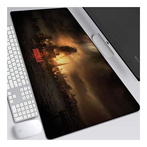 ITBT Mauspad King of The Monsters Gaming Mauspad, 900 x 400 mm, 3mm Vernähte Kanten, rutschfest Anime Mousepad, mit Einer speziellen Oberfläche verbessert Geschwindigkeit und Präzision, F ITBT Mauspad King of The Monsters Gaming Mauspad, 900 x 400 mm, 3mm Vernähte Kanten, rutschfest Anime Mousepad, mit Einer speziellen Oberfläche verbessert Geschwindigkeit und Präzision, F von ITBT