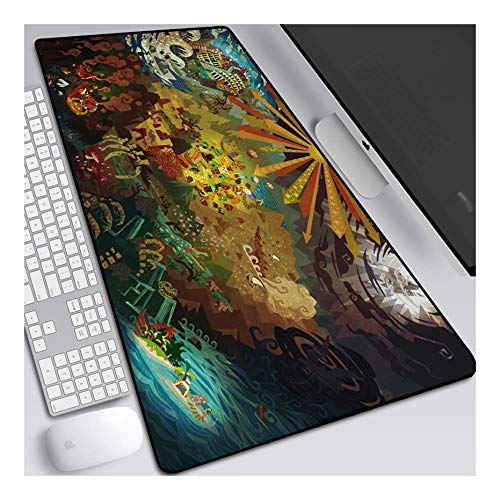 Mauspad Monster Hunter Speed Gaming-Mauspad, XXL-Anime-Mauspad, 800 x 300 mm, extra großes Mauspad mit Rutschfester Gummibasis, 3 mm genähte Kanten, für Computer-PC, A. Mauspad Monster Hunter Speed Gaming-Mauspad, XXL-Anime-Mauspad, 800 x 300 mm, extra großes Mauspad mit Rutschfester Gummibasis, 3 mm genähte Kanten, für Computer-PC, A. von ITBT