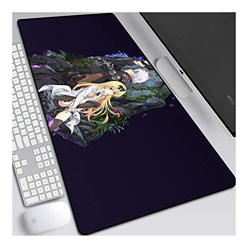 Mauspad Ordinary Career Anime Mauspad Gemütlich Mousepad 900x400mm Mikrofaser Verbessert Geschwindigkeit und Präzision, rutschfest Gummierte Unterseite Waschbar Verschleißfest,Für Desktop PC, A von ITBT