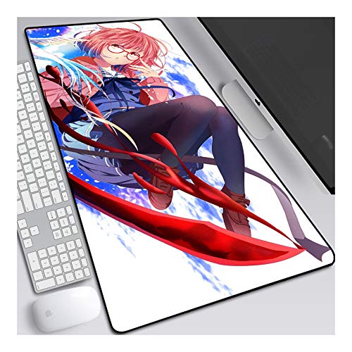 Mouse Pad Beyond the Realm Anime Mauspad Gemütlich Mousepad 700x300mm Mikrofaser Verbessert Geschwindigkeit und Präzision, Rutschfest Gummierte Unterseite Waschbar Verschleißfest,Für Desktop PC,B von ITBT