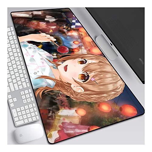 Mouse Pad My Youth Romantic Anime Mauspad Gemütlich Mousepad 700x300mm Mikrofaser Verbessert Geschwindigkeit und Präzision, Rutschfest Gummierte Unterseite Waschbar Verschleißfest,Für Desktop PC,F von ITBT