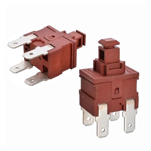 1PC Power Switch Push Button KAN-L5 Switch 7.5A 250V AC 4 Pin ON OFF T120 Water Heater Vacuum Cleaner Lock Self-locking ITCLEYMDZV 1PC Power Switch Push Button KAN-L5 Switch 7.5A 250V AC 4 Pin ON OFF T120 Water Heater Vacuum Cleaner Lock Self-locking ITCLEYMDZV von ITCLEYMDZV