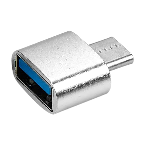 ITENSE - Adapter USB-C auf USB, Adapter USB C auf USB männlich – kompatibel mit den meisten Laptops mit USB Type-C Port – Farbe: Grau – einfach zu bedienen & praktisch von ITENSE