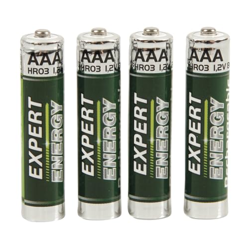 ITENSE - Wiederaufladbarer Akku, wiederaufladbarer AAA-Batterie, LR3-4 Batterien – 1,2 V – 800 mAh – langlebig – spart Geld – recycelbar – ideal für den täglichen Gebrauch von ITENSE