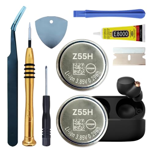 2PCS HIGHAKKU Ersatzakku Z55H kompatibel mit WF-1000XM4 WF1000XM4 WF-SP900 Bluetooth Headphones Battery Series Z55H CP1254 2PCS HIGHAKKU Ersatzakku Z55H kompatibel mit WF-1000XM4 WF1000XM4 WF-SP900 Bluetooth Headphones Battery Series Z55H CP1254 von ITMBET