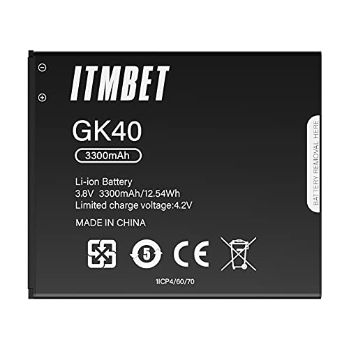 Akku für Motorola GK40, [Upgrade] Hohe Kapazität 3300mAh kompatibel mit Motorola GK40, SNN5967A, SNN5967B - für Cedric, Moto E3, Moto E4, Moto G4 Play, Moto G5 von ITMBET