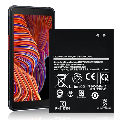 Akku für Samsung Galaxy Xcover 5, [3300mAh] 2025 New Upgraded, Akku für Samsung Galaxy Xcover 5 (G525F) EB-BG525BBE von ITMBET