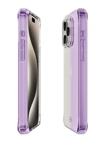 ITSKINS Handyhülle kompatibel mit iPhone 15 Pro Max Light Purple 6.7 Spectrum R Mood von ITSKINS